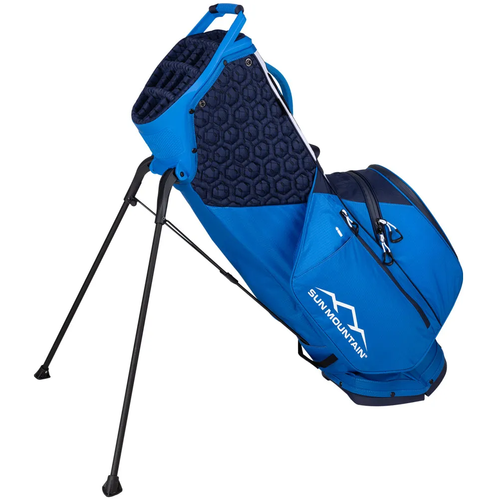 Sun Mountain E-LITE 14-Way Stand Bag - Navy/Blue/White, Low compression golf balls, Golf club grips