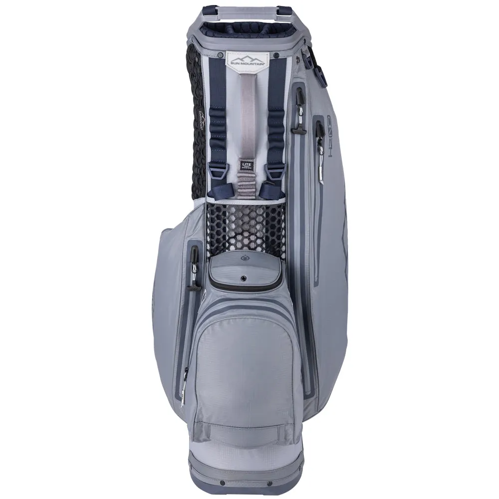 Sun Mountain H2NO 14-Way Lite Waterproof Stand Bag - Cadet/Nickel, Golf accessories for women, Golf belt with ball marker