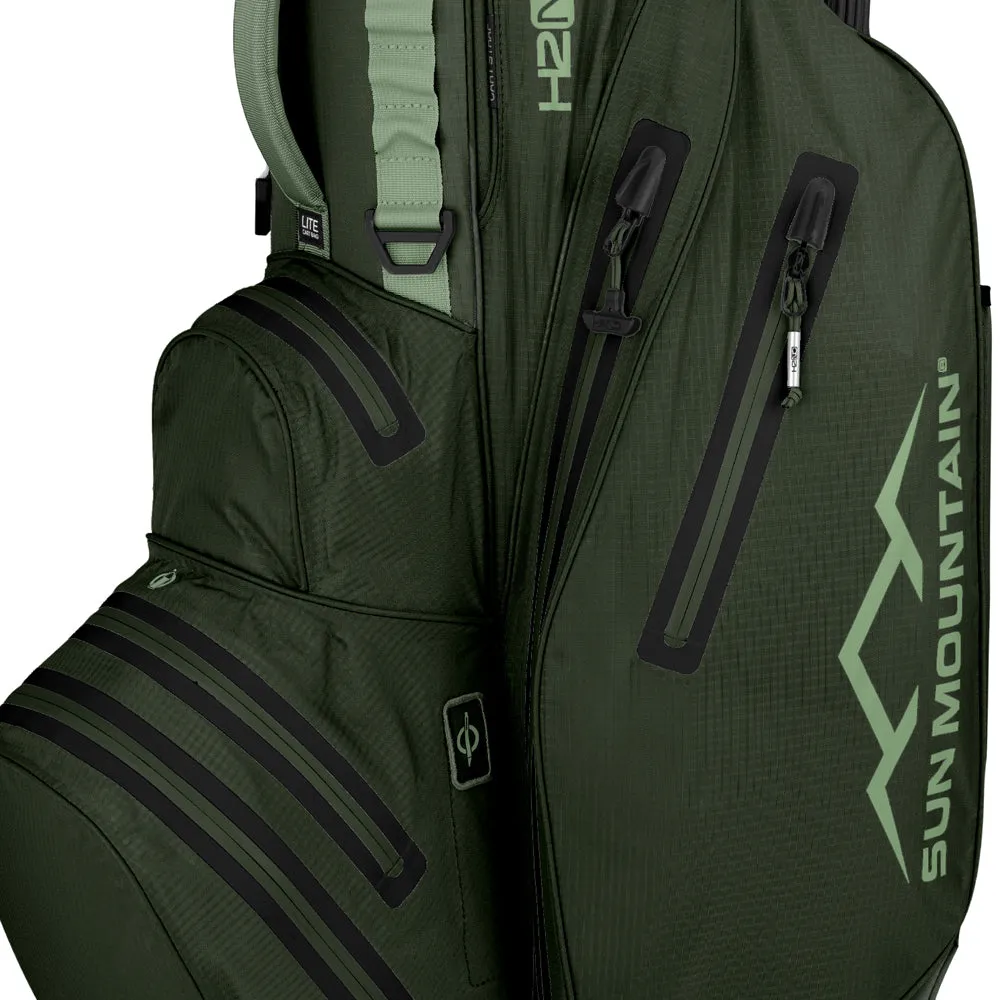 Sun Mountain H2NO Lite Waterproof Cart Bag - Fairway/Camp, Golf ball stamp kit