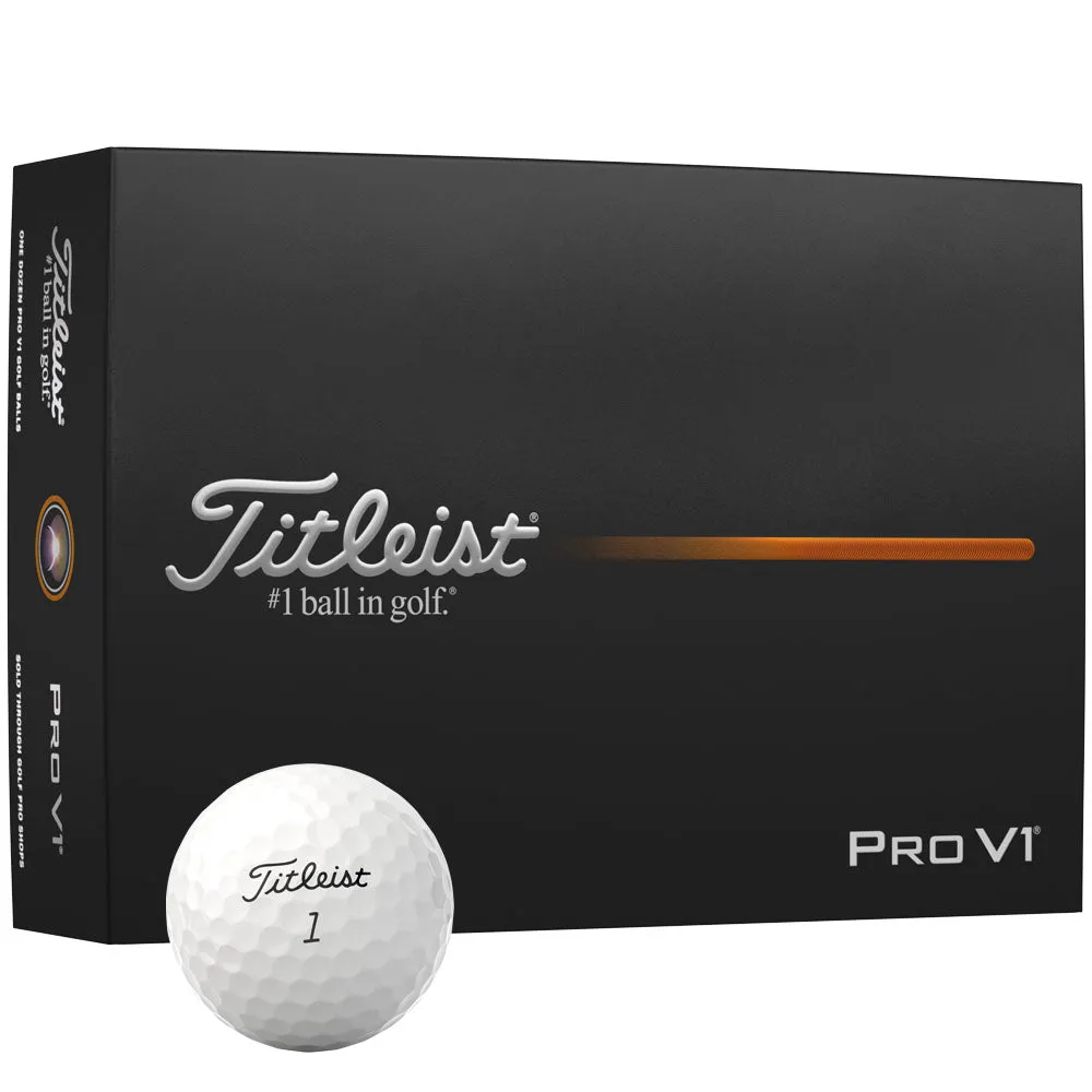 Newly Launched Titleist Pro V1 Golf Balls - White - 12 Pack Crowd Favorite, Personalized golf bag, Waterproof golf bag cover, Golf ball retriever
