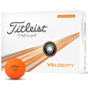 Newly Launched Titleist Velocity Golf Balls - Orange - 12 Pack Everyones Talking, Best golf irons