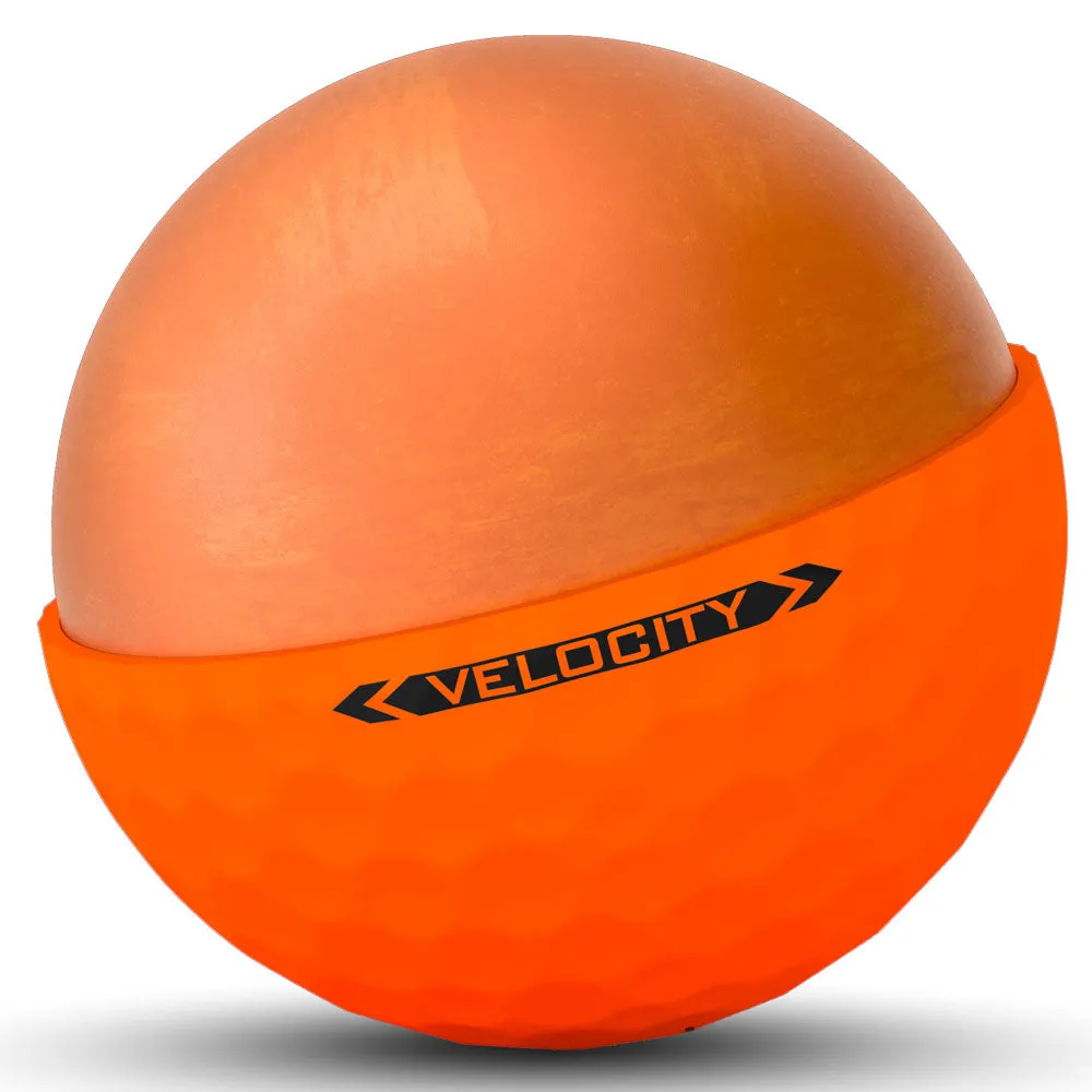Titleist Velocity Golf Balls - Orange - 12 Pack, Golf simulator for home, Best golf irons, Smart golf balls
