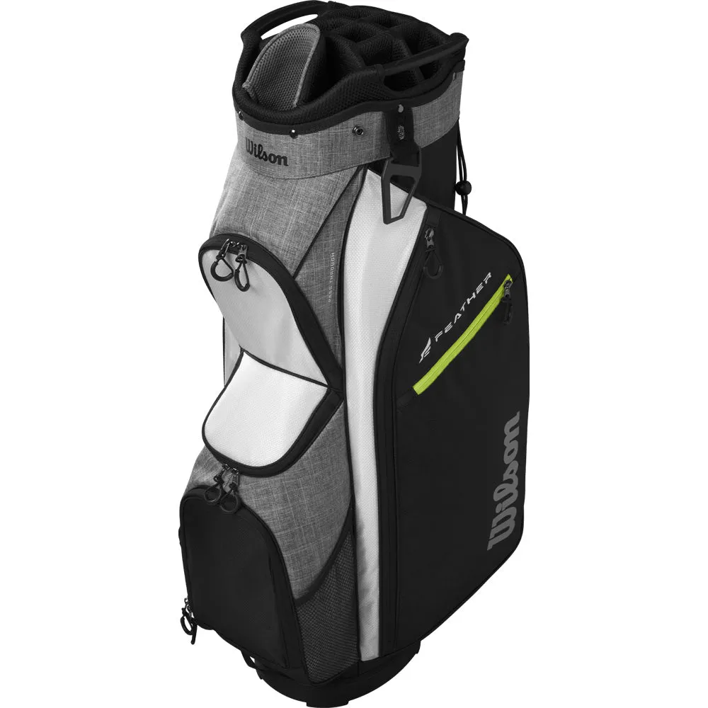 Newly Launched Wilson Feather Cart Bag - Black/Grey/White Selling Fast, Golf club cleaner