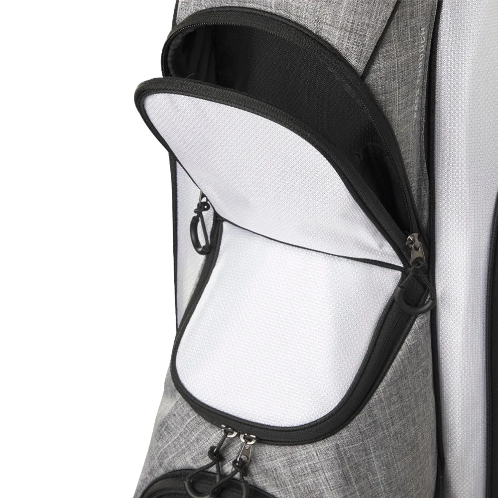 Wilson Feather Cart Bag - Black/Grey/White, Golf accessories for women, Recycled golf accessories