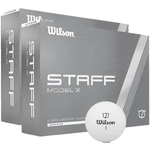 Newly Launched Wilson Staff Model X Golf Balls - White - Double Dozen Made for You, Rain golf gloves, Custom golf clubs, Recycled golf accessories