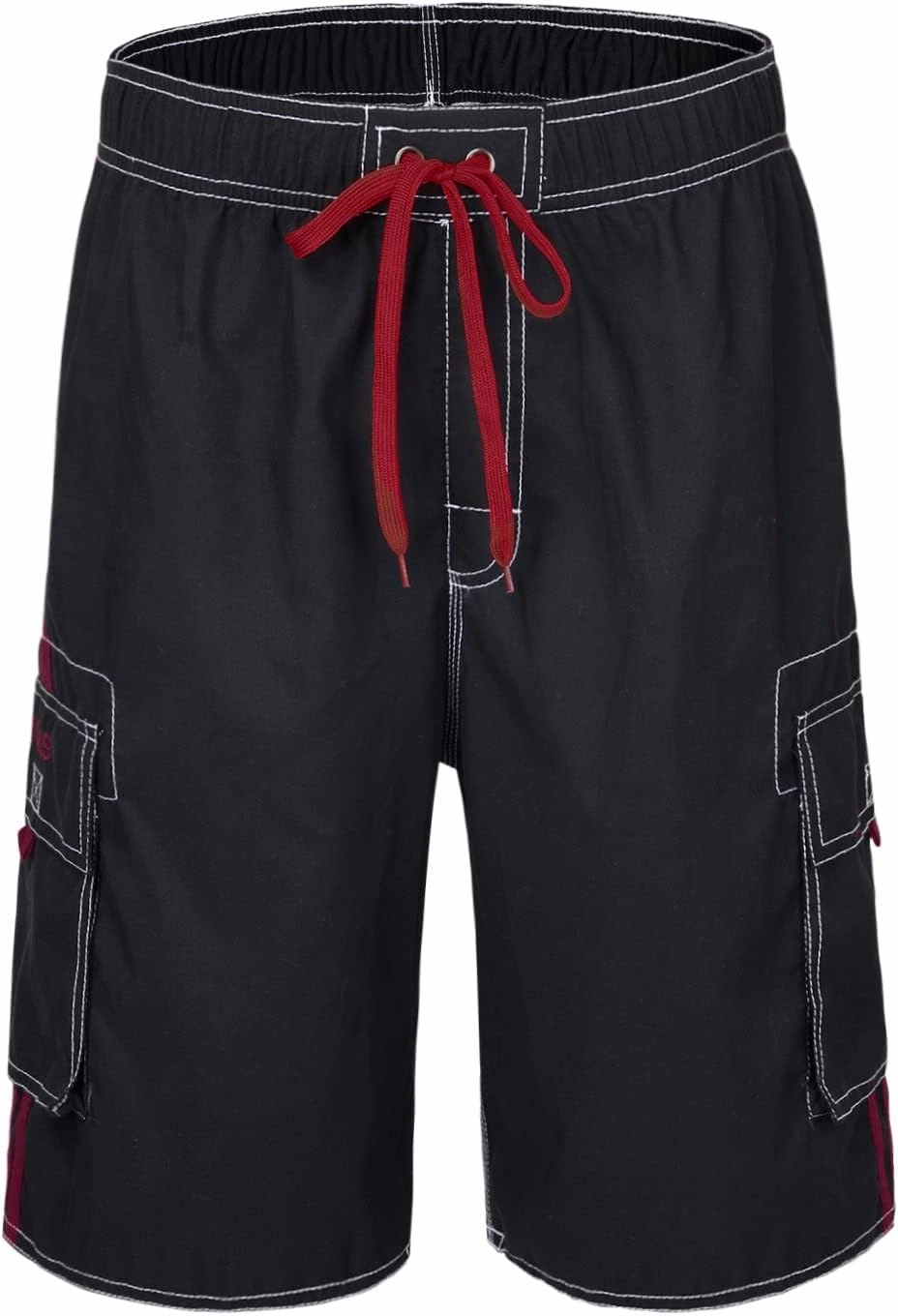 Nonwe Men's Beachwear Board Shorts Quick Dry with Mesh Lining Swim Trunks