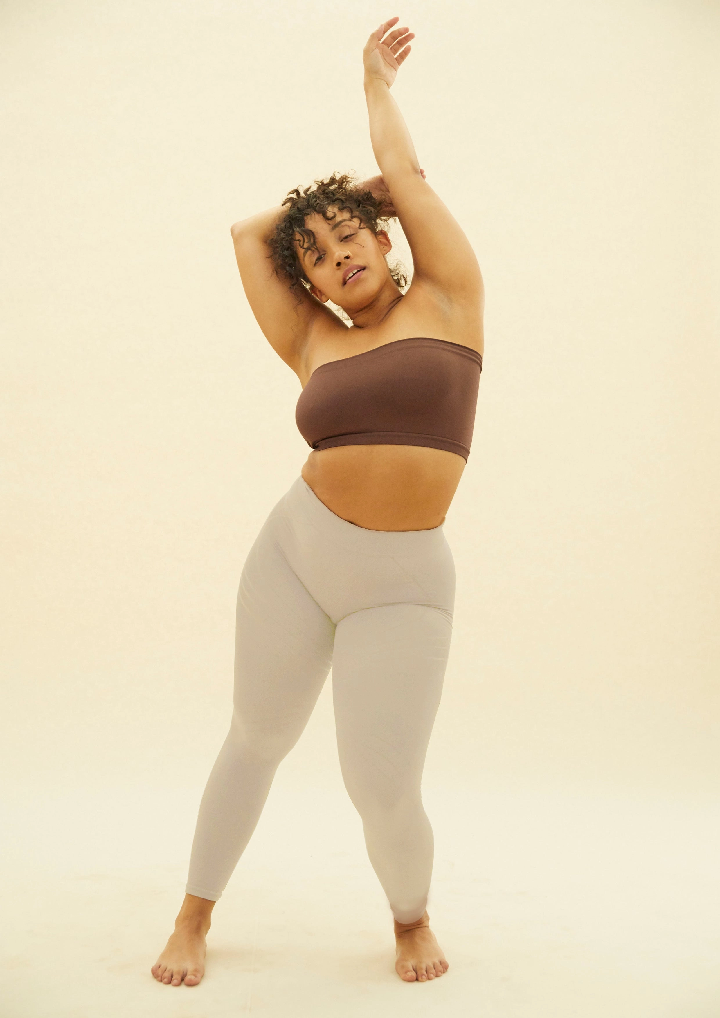 NURTURING Full Length Leggings | Taupe
