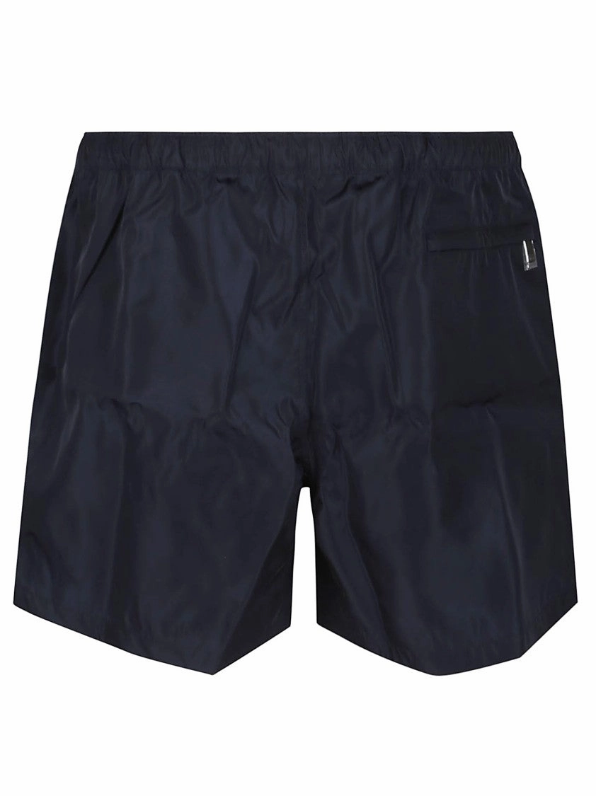 Nylon Swimsuit With Elasticated Waist And Signature Patch