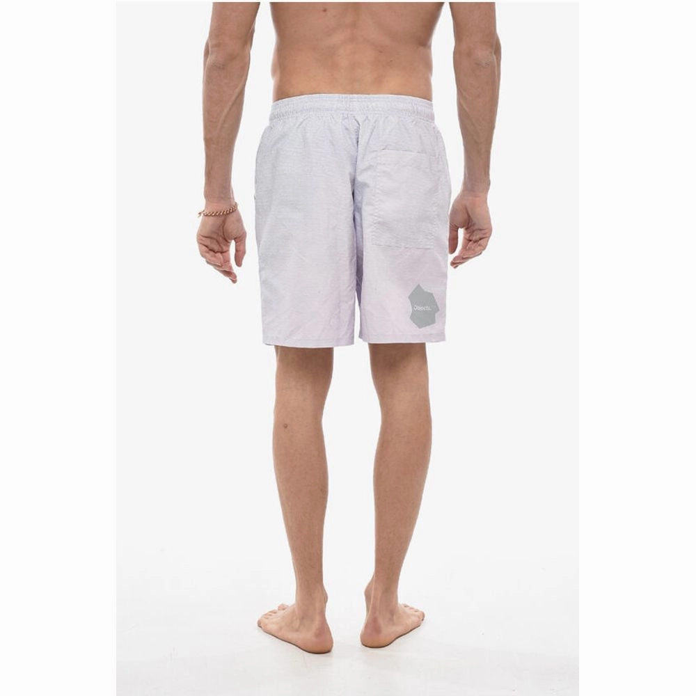 Objects IV Life Solid Color Nylon Swim Men's Shorts