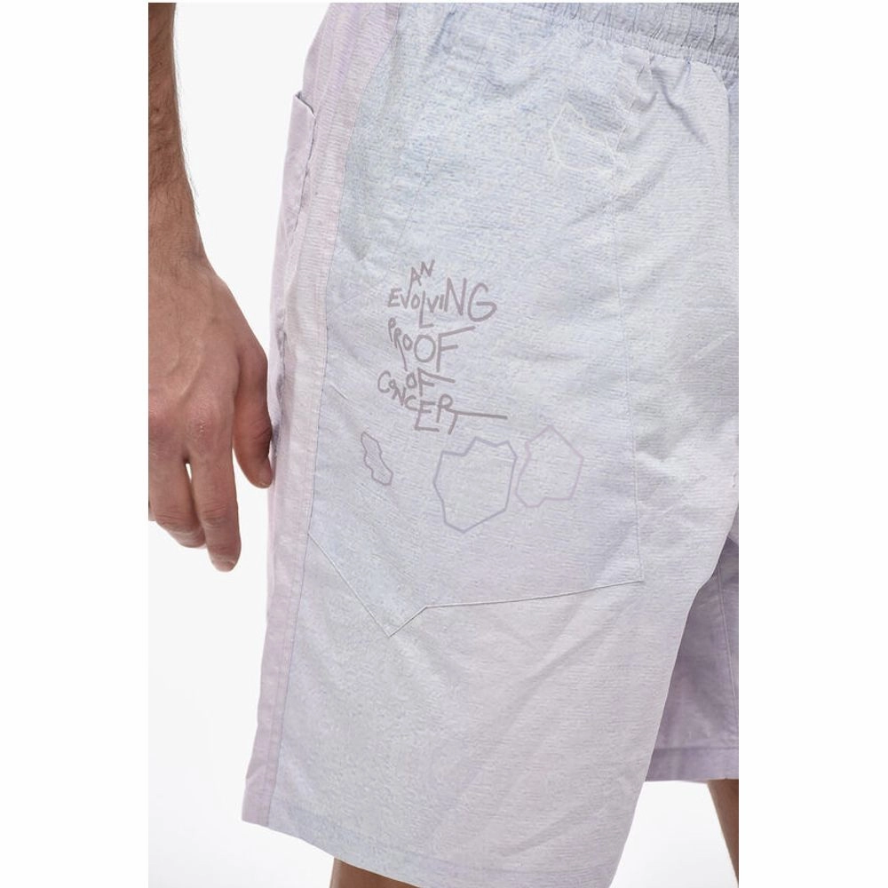 Objects IV Life Solid Color Nylon Swim Men's Shorts