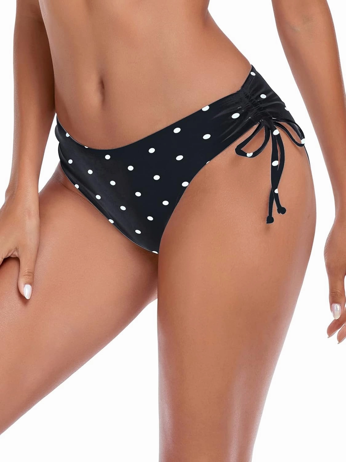 Ocean Blues Women's Full Coverage Swim Bottom Tie Sides Bikini Bottom