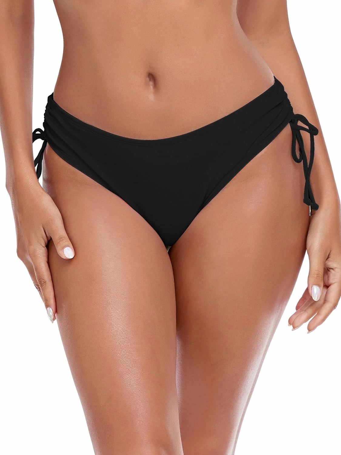 Ocean Blues Women's Full Coverage Swim Bottom Tie Sides Bikini Bottom