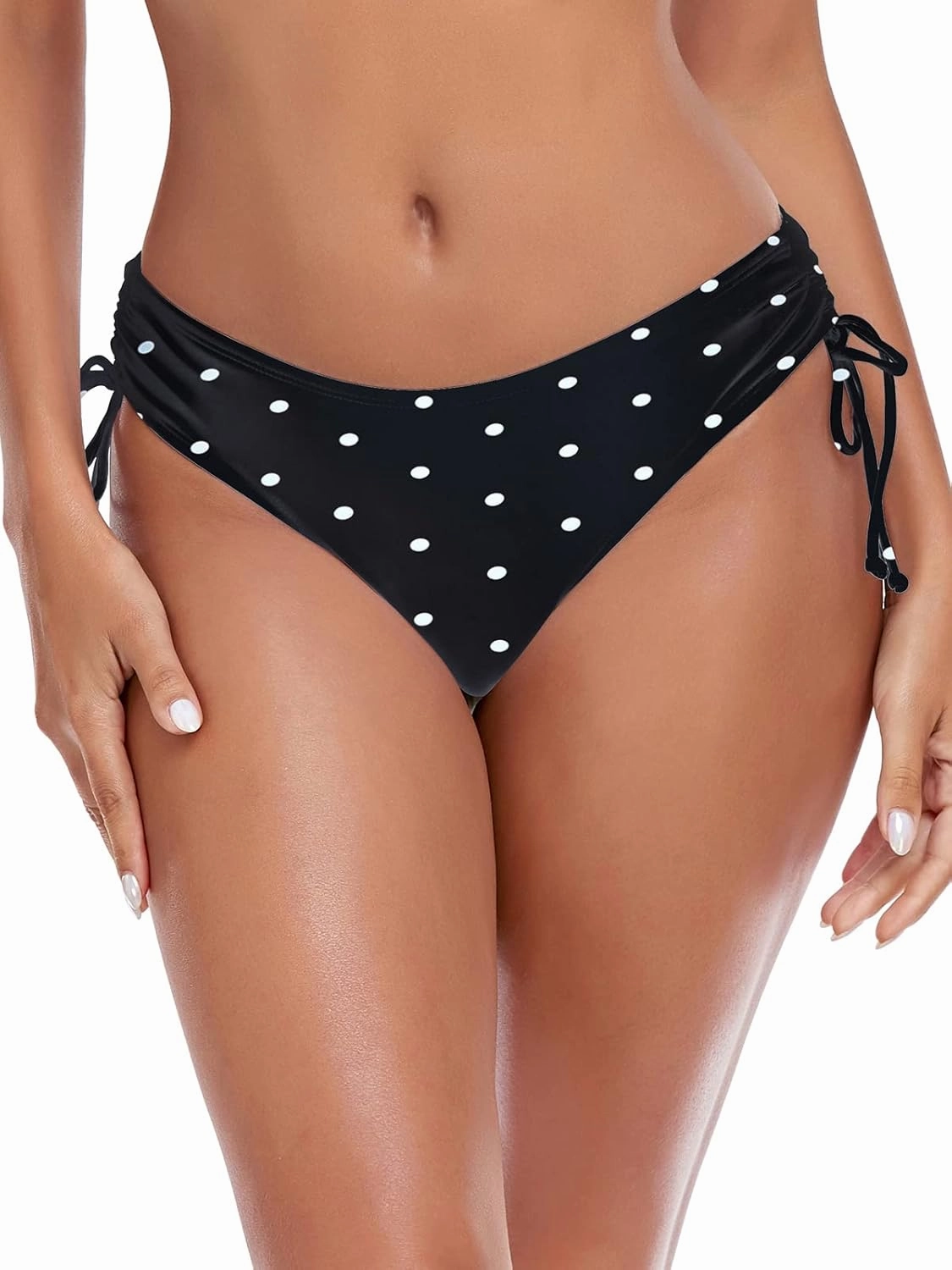 Ocean Blues Women's Full Coverage Swim Bottom Tie Sides Bikini Bottom