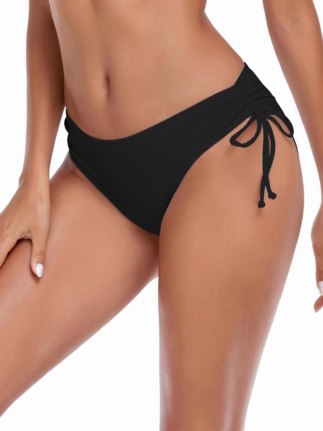 Ocean Blues Women's Full Coverage Swim Bottom Tie Sides Bikini Bottom