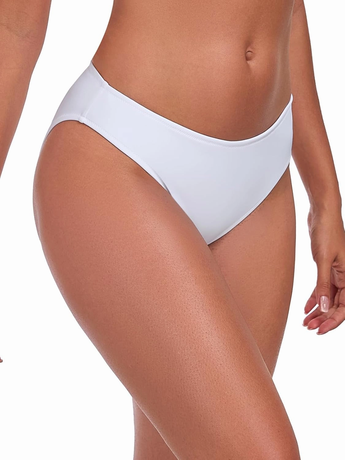 Ocean Blues Women's Low Waisted Bikini Bottom Full Coverage Swim Bottom