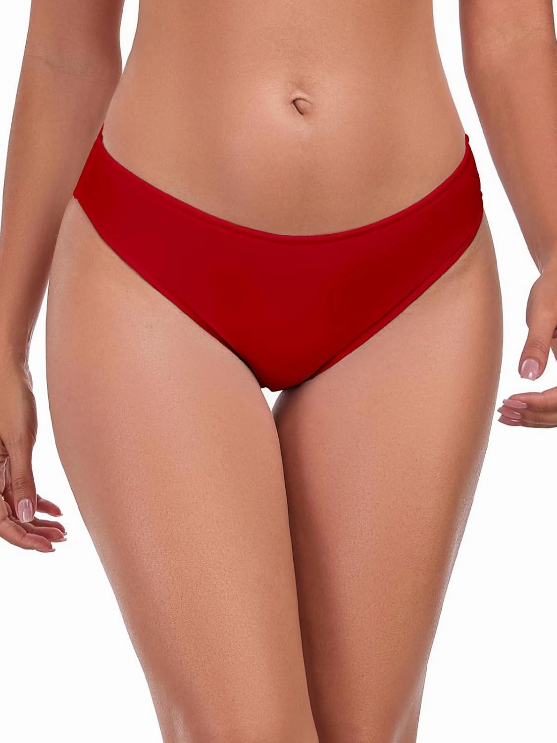 Ocean Blues Women's Low Waisted Bikini Bottom Full Coverage Swim Bottom