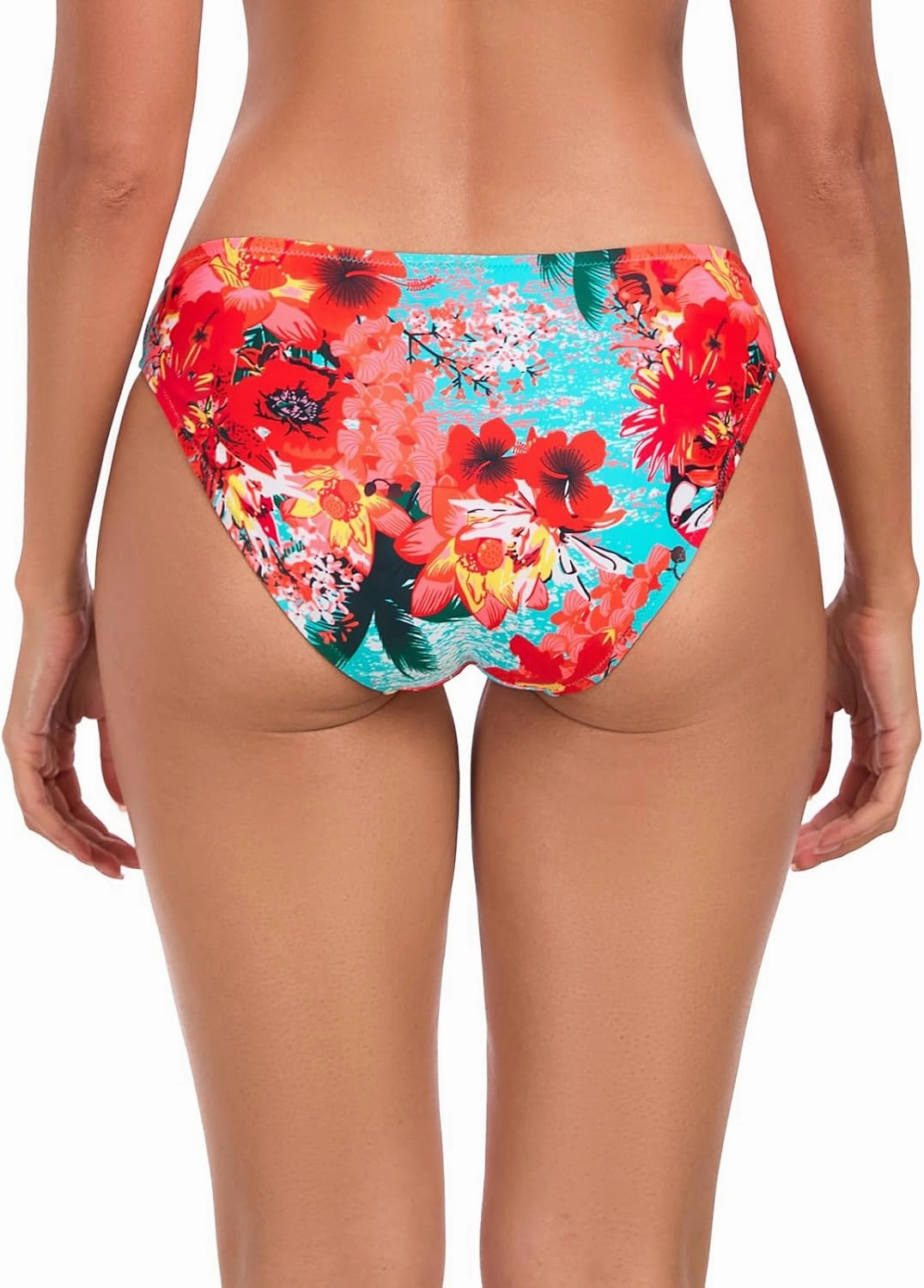 Ocean Blues Women's Low Waisted Bikini Bottom Full Coverage Swim Bottom