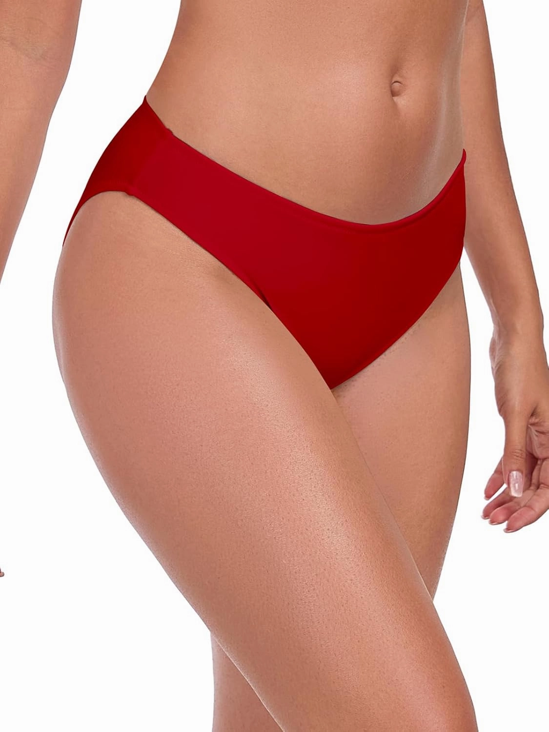 Ocean Blues Women's Low Waisted Bikini Bottom Full Coverage Swim Bottom