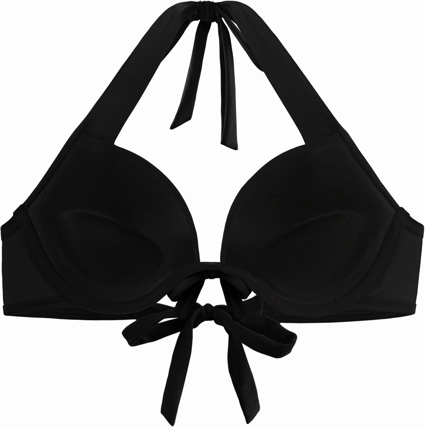 Ocean Blues Women's Push Up Bikini Top Halter Swimsuit Top
