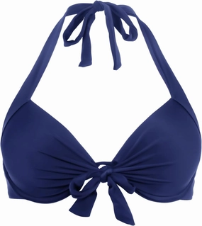 Ocean Blues Women's Push Up Bikini Top Halter Swimsuit Top