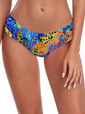 Ocean Blues Women's Ruched Sides Bikini Bottom Full Coverage Bikini Bottom