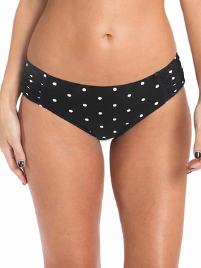 Ocean Blues Women's Ruched Sides Bikini Bottom Full Coverage Bikini Bottom