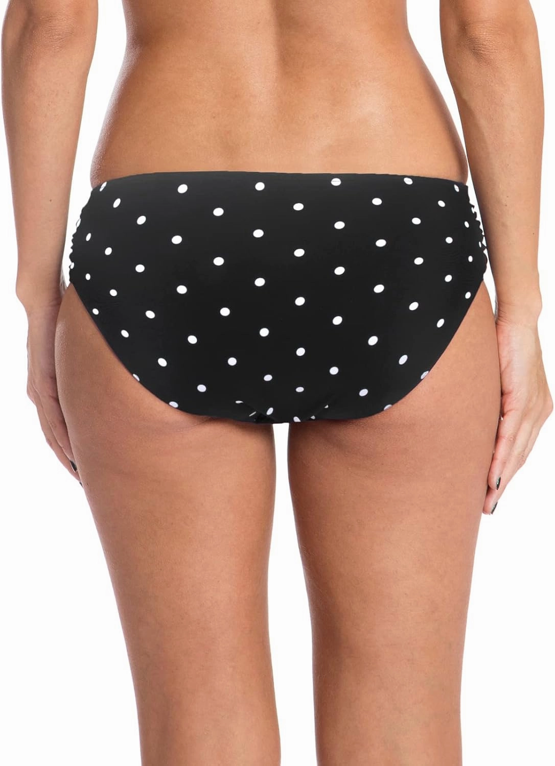 Ocean Blues Women's Ruched Sides Bikini Bottom Full Coverage Bikini Bottom