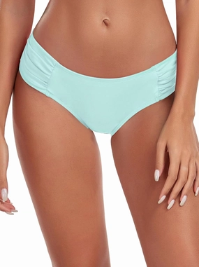 Ocean Blues Women's Ruched Sides Bikini Bottom Full Coverage Bikini Bottom
