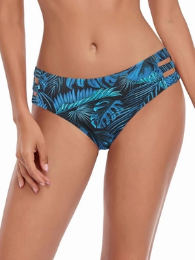Ocean Blues Women's Strappy Bikini Bottom Full Coverage Swim Briefs