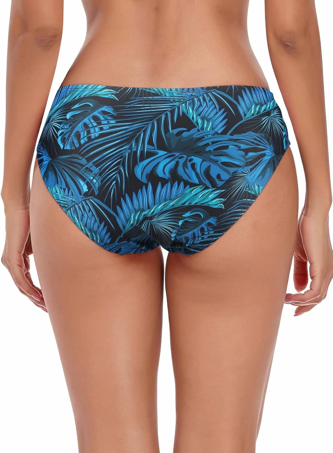 Ocean Blues Women's Strappy Bikini Bottom Full Coverage Swim Briefs