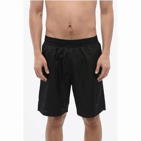 Off- Logo Printed Swim Men's Shorts