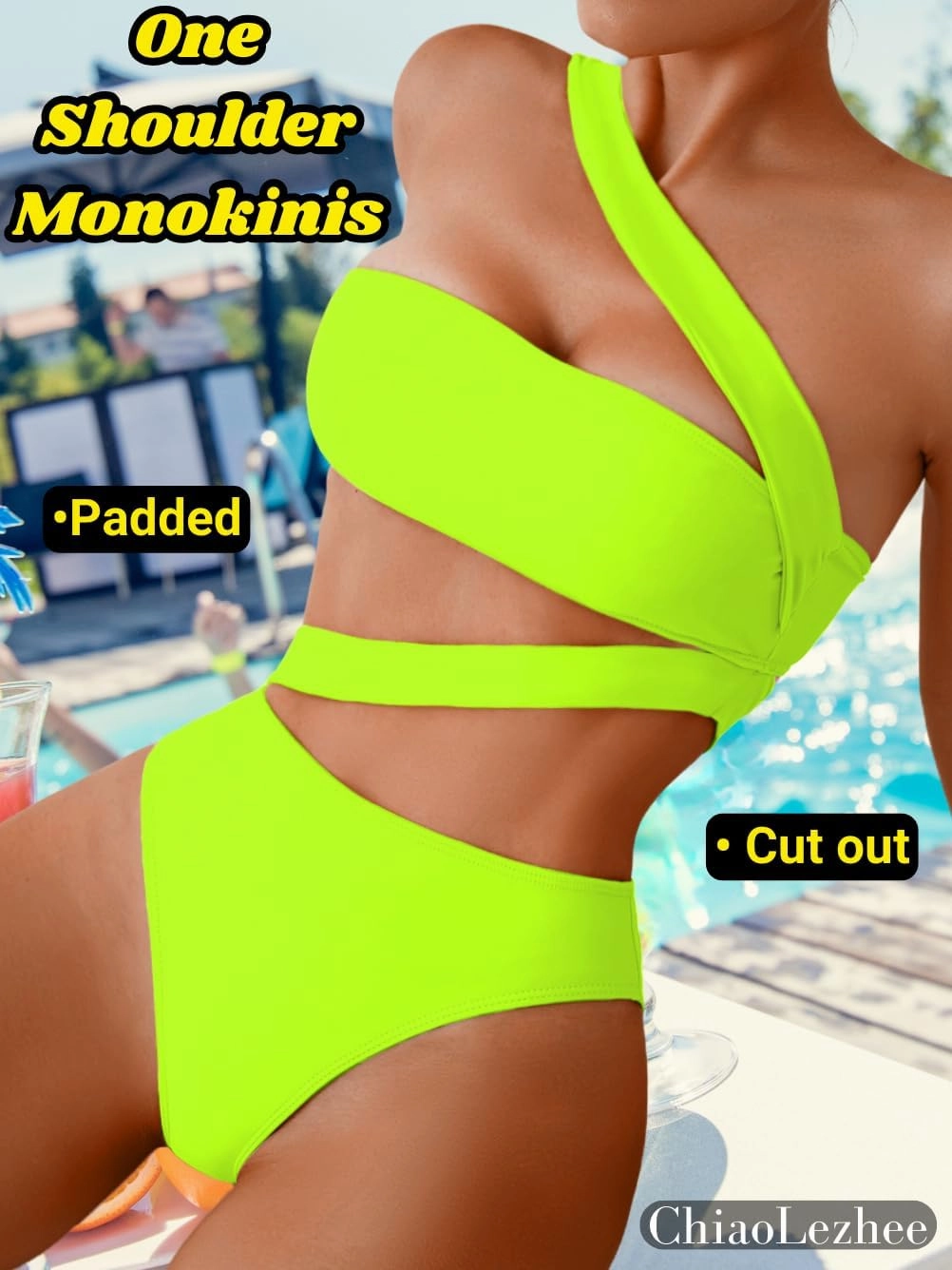 One Piece Swimsuit, Sexy Strappy Monokini, Size Runs Small