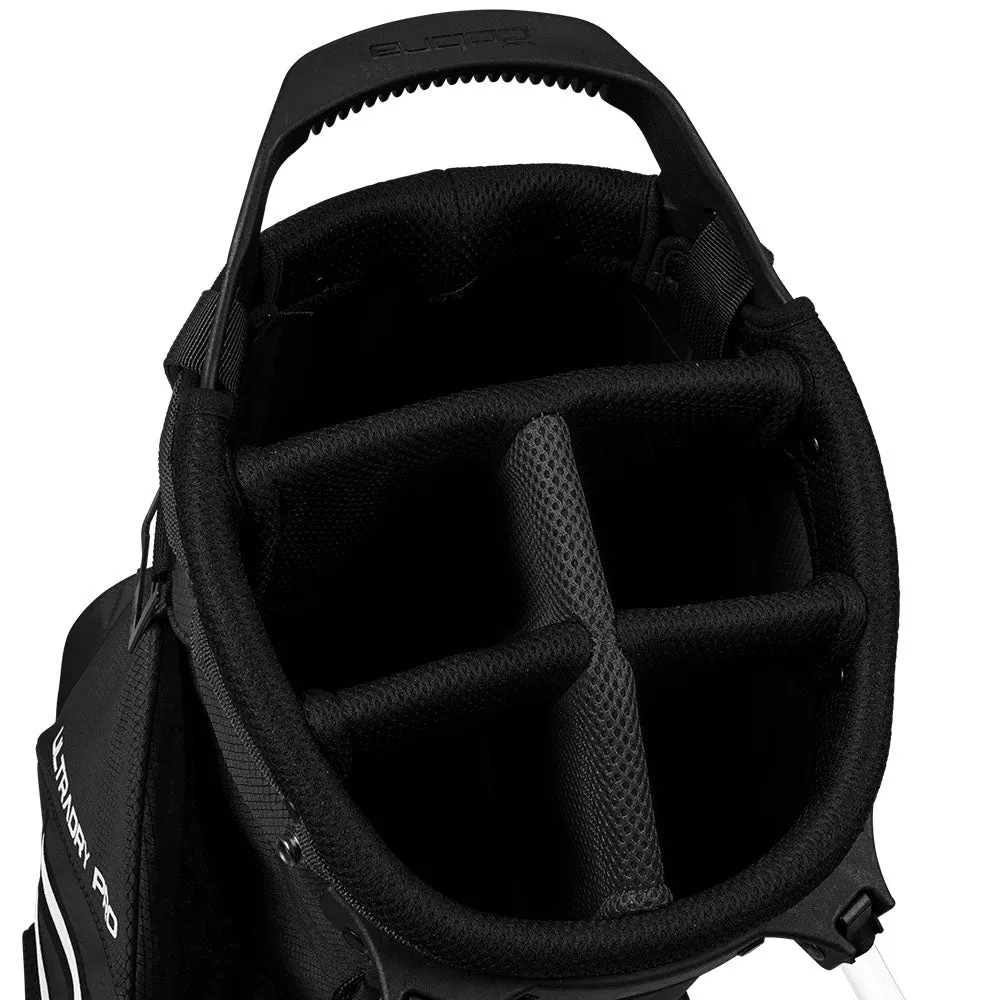 Cobra Ultradry Pro Waterproof Stand Bag - Puma Black/Electric Blue, Golf travel essentials