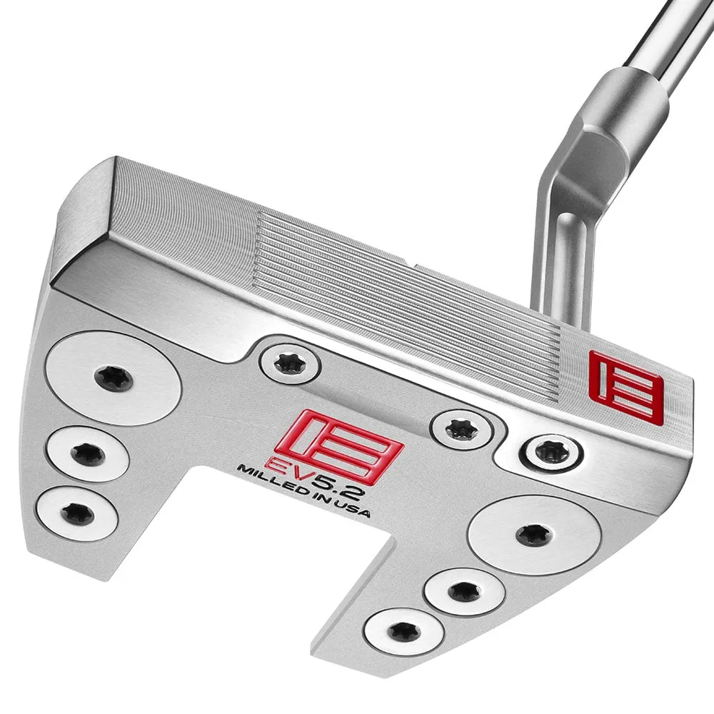 Evnroll EV5.2 Satin Short Plumber Players Mallet Putter - 355g, Golf gear for tall men, Senior golf clubs