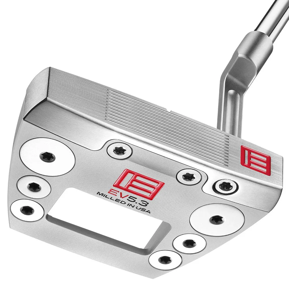 Evnroll EV5.3 Satin Short Plumber Players Mallet Putter - 340g, USGA approved golf balls, Eco-friendly golf tees