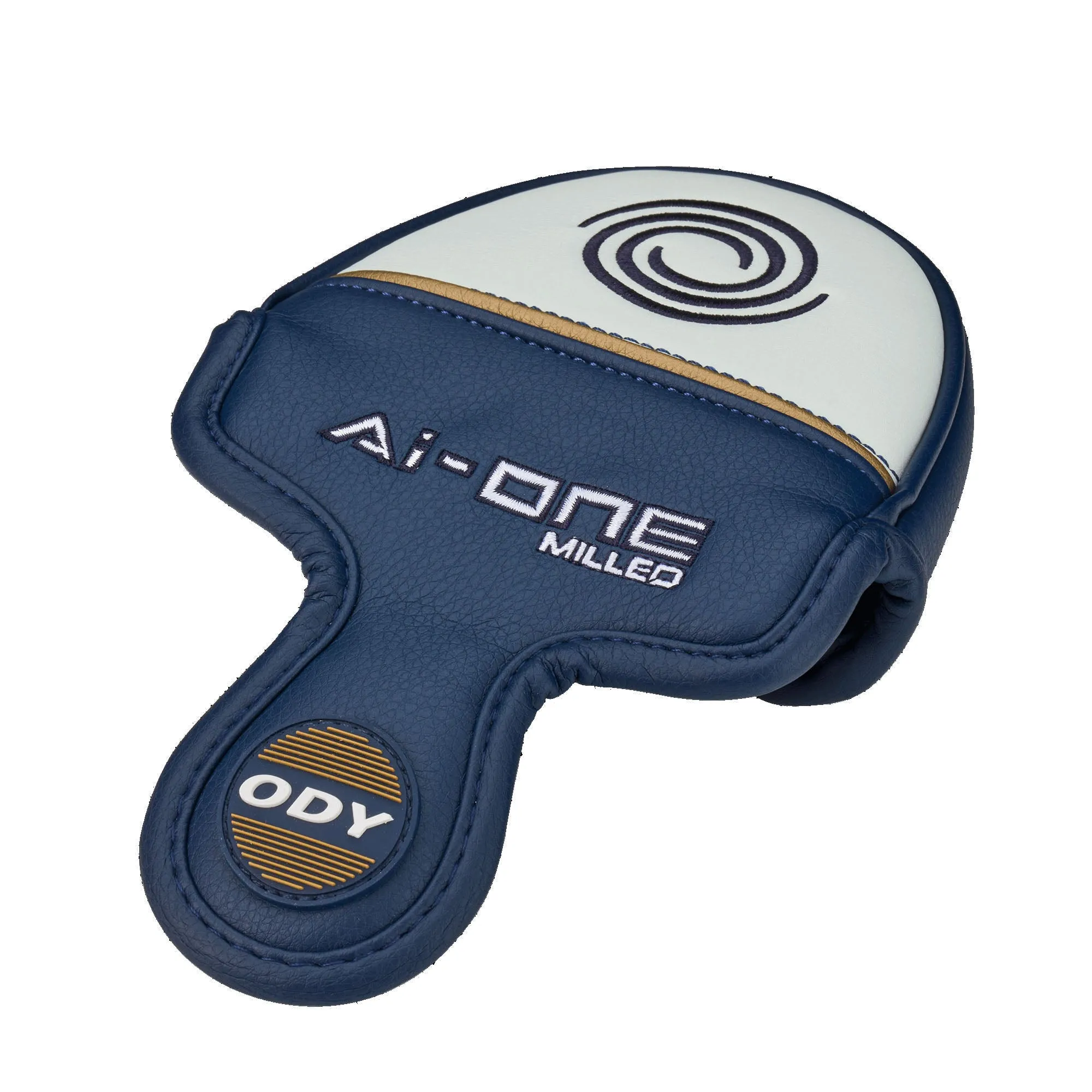 Odyssey Ai-One Milled Putter - 2-Ball T, Golf ball retriever, Shot tracking golf sensor, Golf mat for home