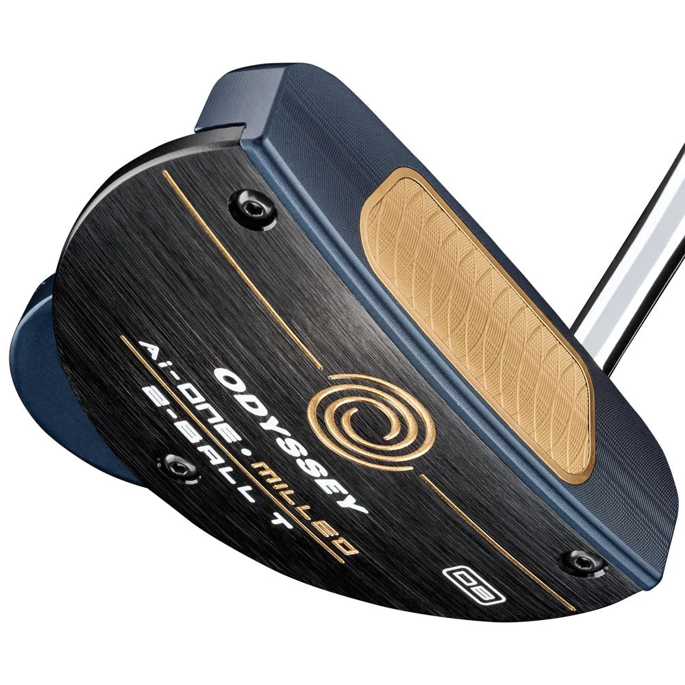Odyssey Ai-One Milled Putter - 2-Ball T, Golf gear for tall men, Golf gloves for men