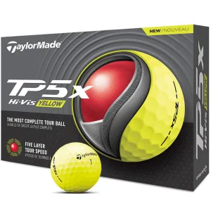 Only a Few Left TaylorMade TP5x Yellow Golf Balls - Pack of 12 Youll Love This, Low compression golf balls, Golf tournament prizes, Adidas golf shoes
