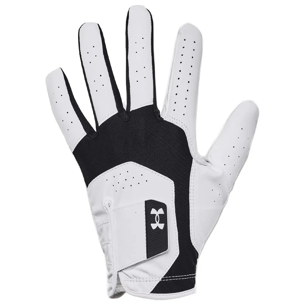 Under Armour Iso-Chill Cabretta Leather Golf Glove - Black/White, Women's golf skirts