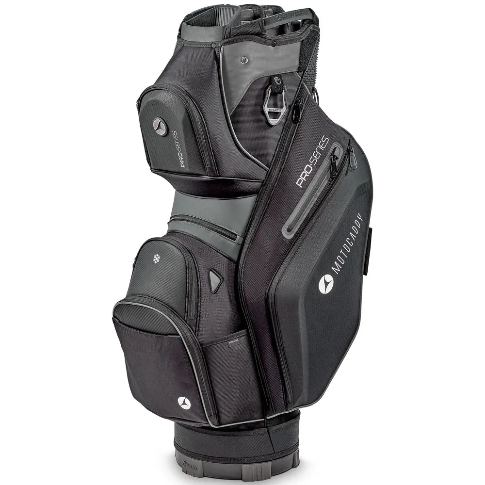 Only Today Motocaddy Pro Series Cart Bag - Black/Charcoal Everyday Essential, Compression golf socks, Golf chipping net