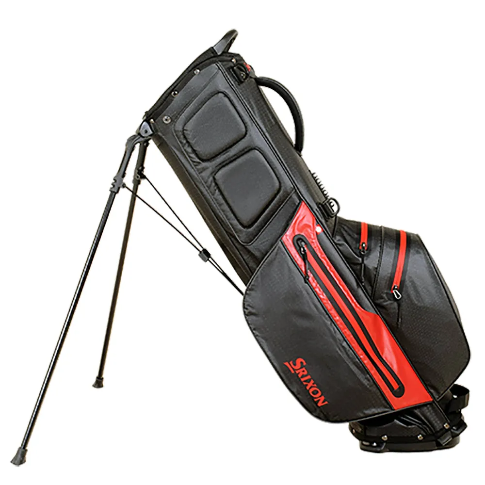 Srixon Weatherproof Waterproof Stand Bag - Black/Red, Biodegradable golf balls