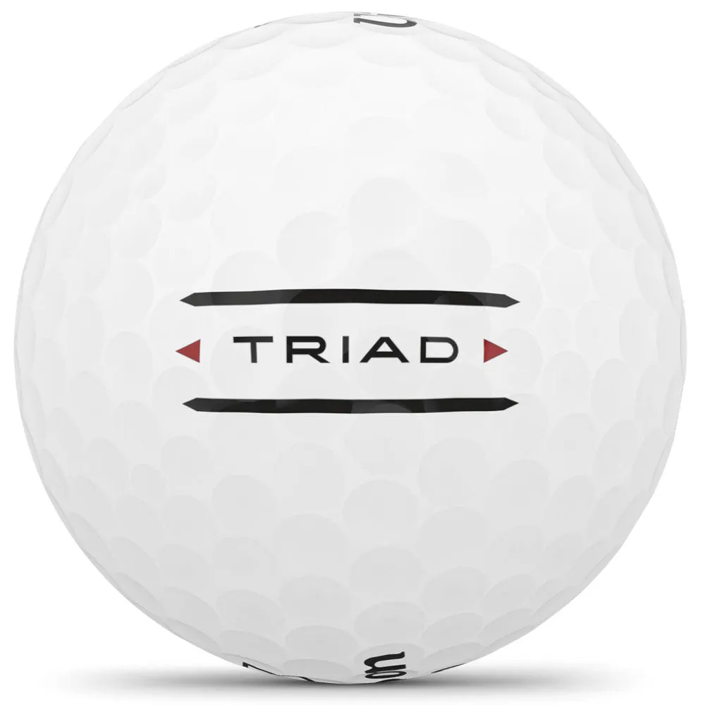 Wilson Triad Golf Balls - White - 12 Pack, USGA approved golf balls
