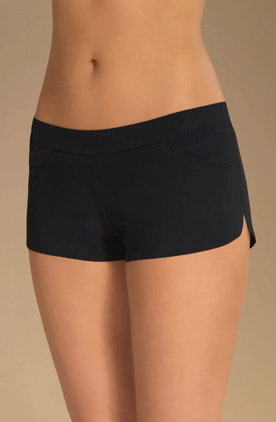 Pain De Sucre Black Bikini Bottom Shorts in Mery