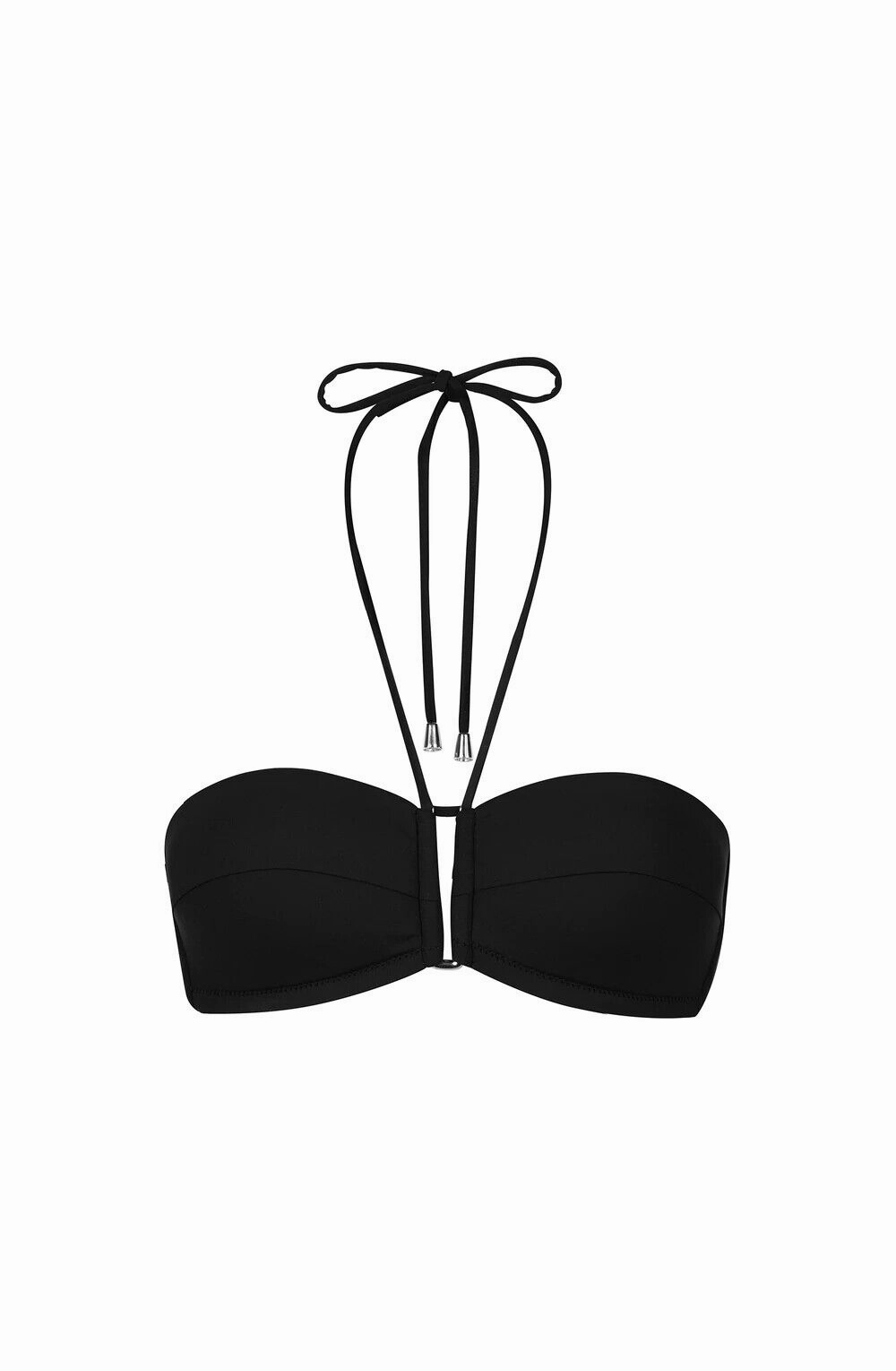 Pain De Sucre Black Bikini Top in Lya Halterneck
