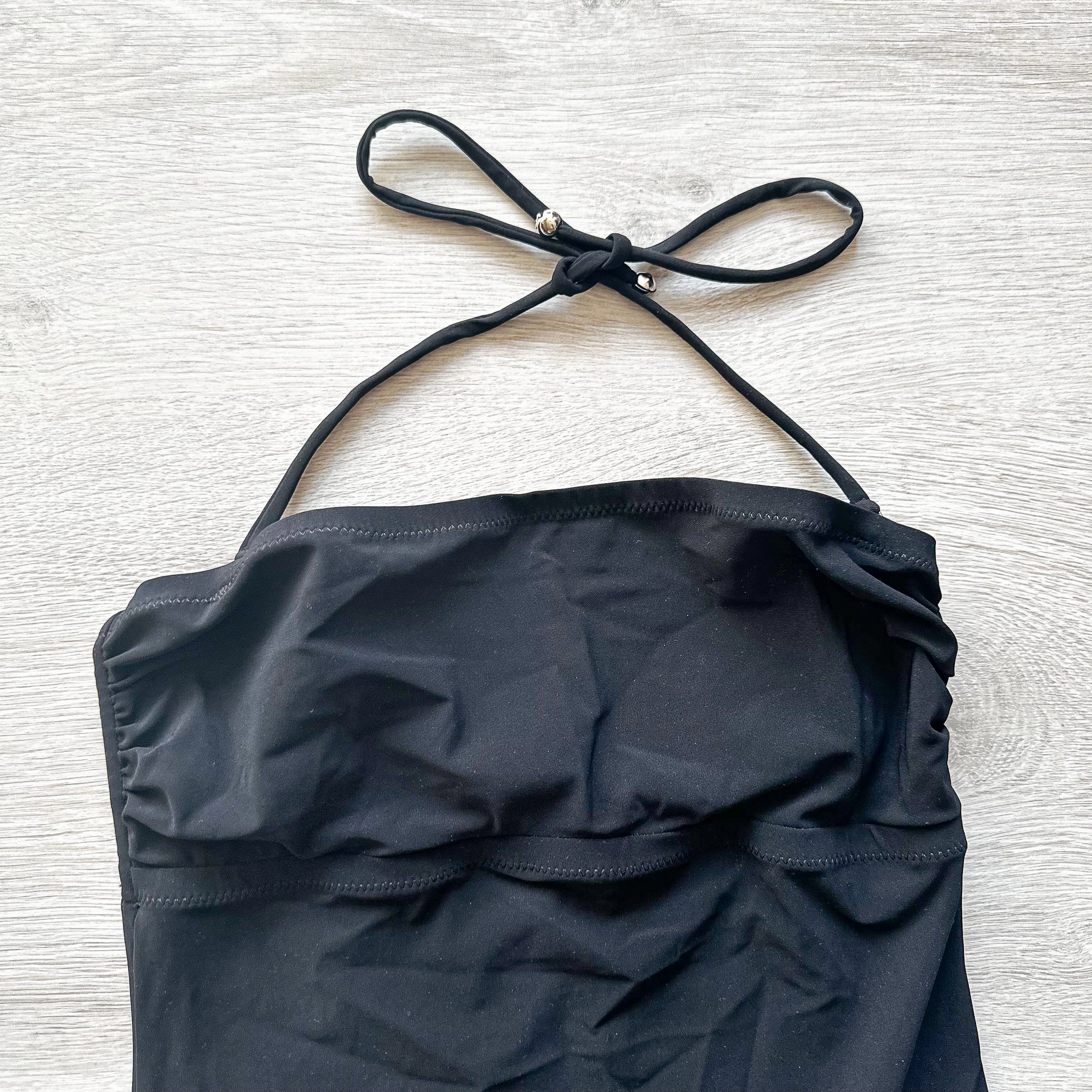 Pain De Sucre Black Halterneck Strapless Swimsuit
