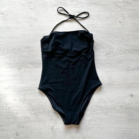 Pain De Sucre Black Halterneck Strapless Swimsuit