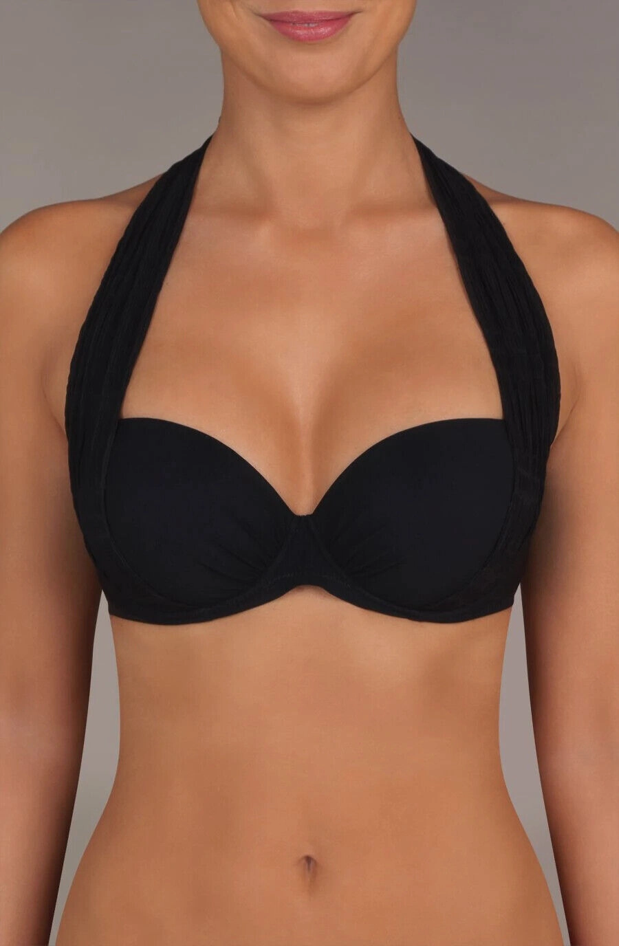 Pain De Sucre Black Wide Strap Django Bikini Top