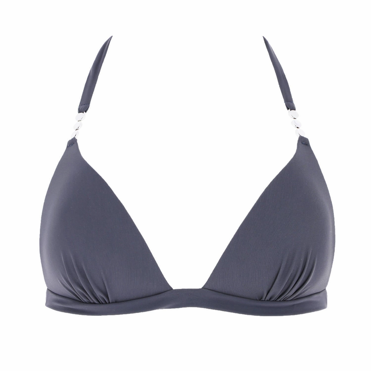 Pain De Sucre Grey Bikini Top in Elan Jewel Detail