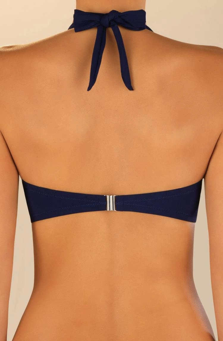 Pain De Sucre Lisia Navy Wide Strap Bikini Top
