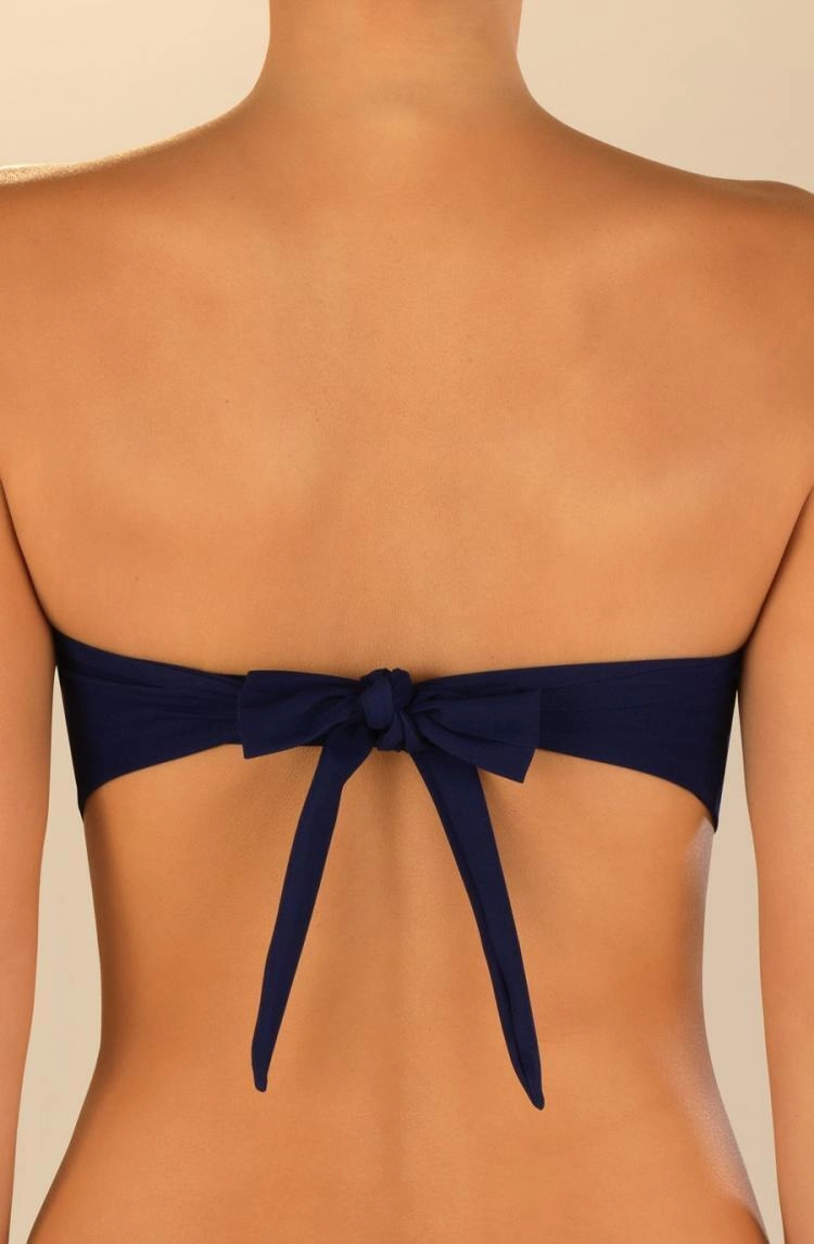 Pain De Sucre Lisia Navy Wide Strap Bikini Top